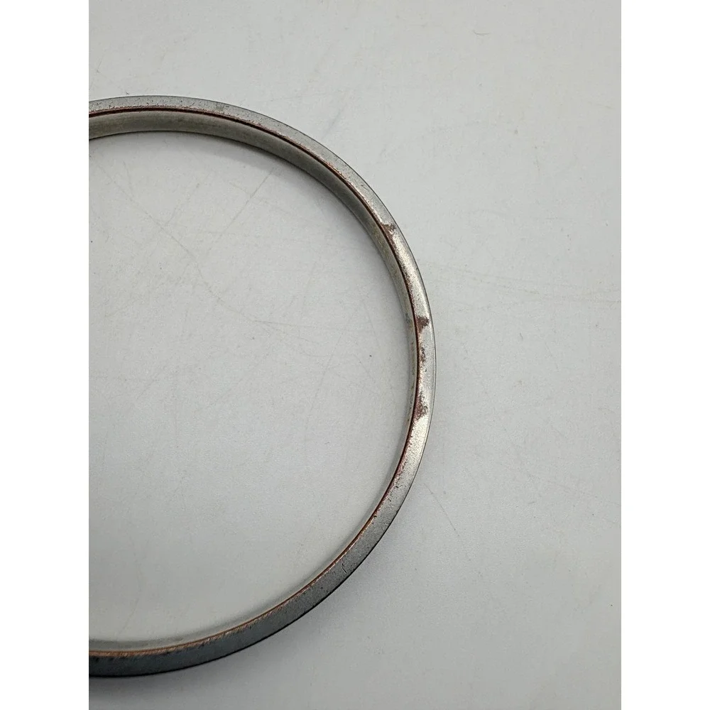 Kate Spade New York Silver Tone Black Enamel Slim Bangle Bracelet - Picture 5 of 8